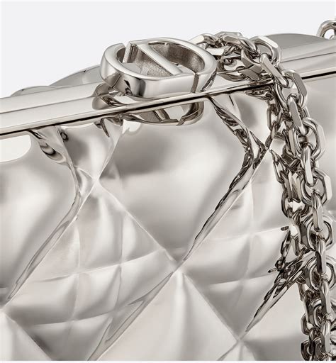 dior borsetta minaudiere|Dior Or Minaudière Bag Cannage Palladium.